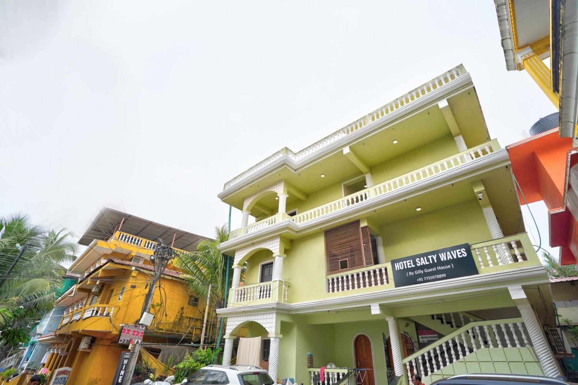 Hotel Salty Waves Baga Exterior foto
